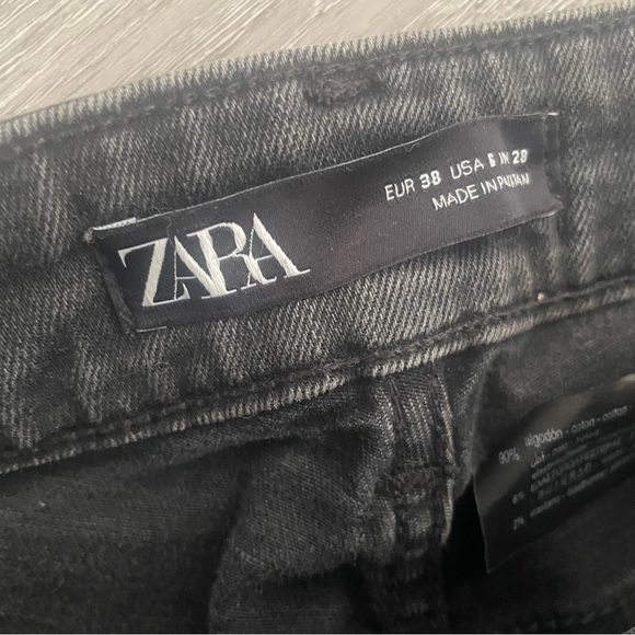 Zara | Button Up High Rise Skinny Jeans • - Picture 2 of 5